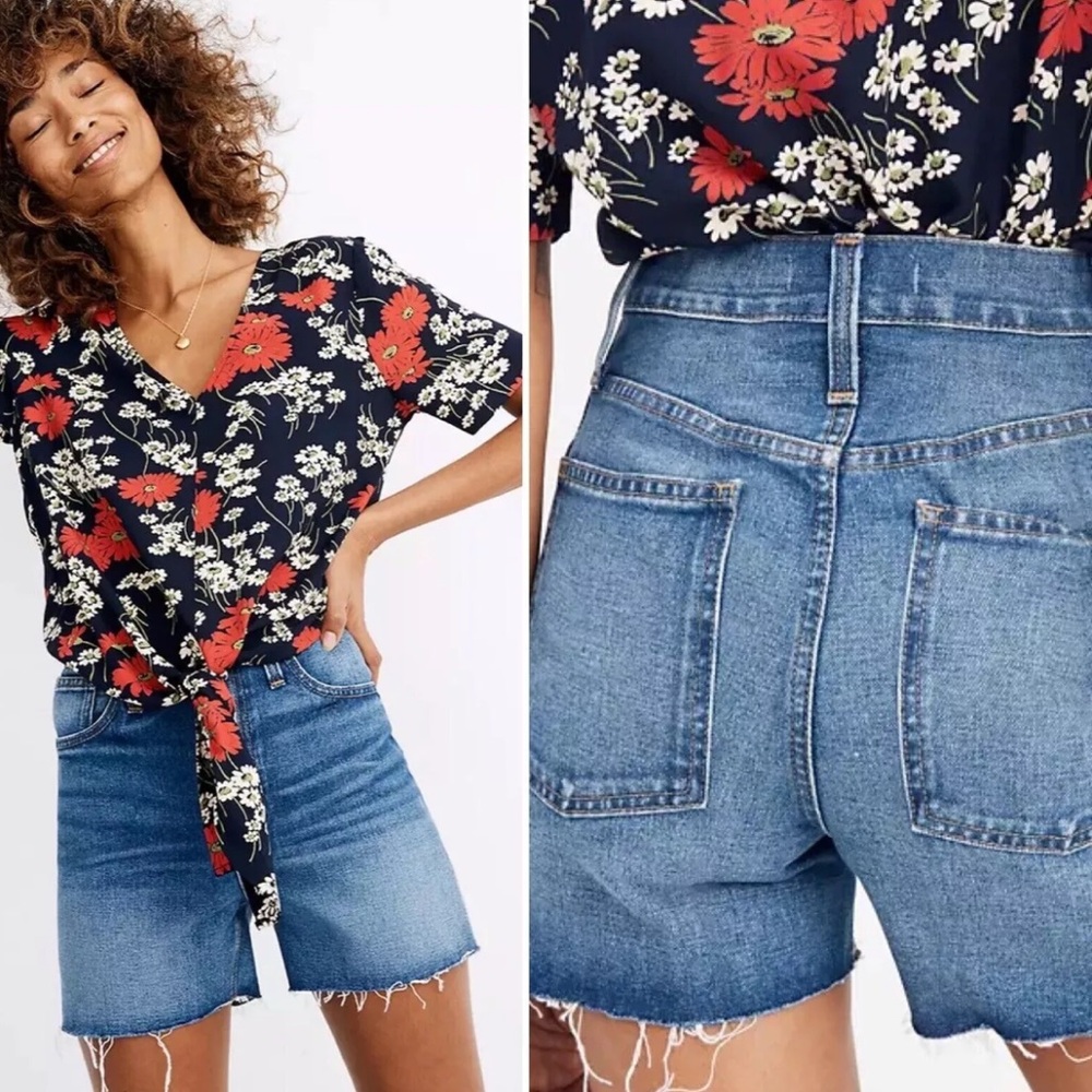 Madewell Blue Jean Shorts